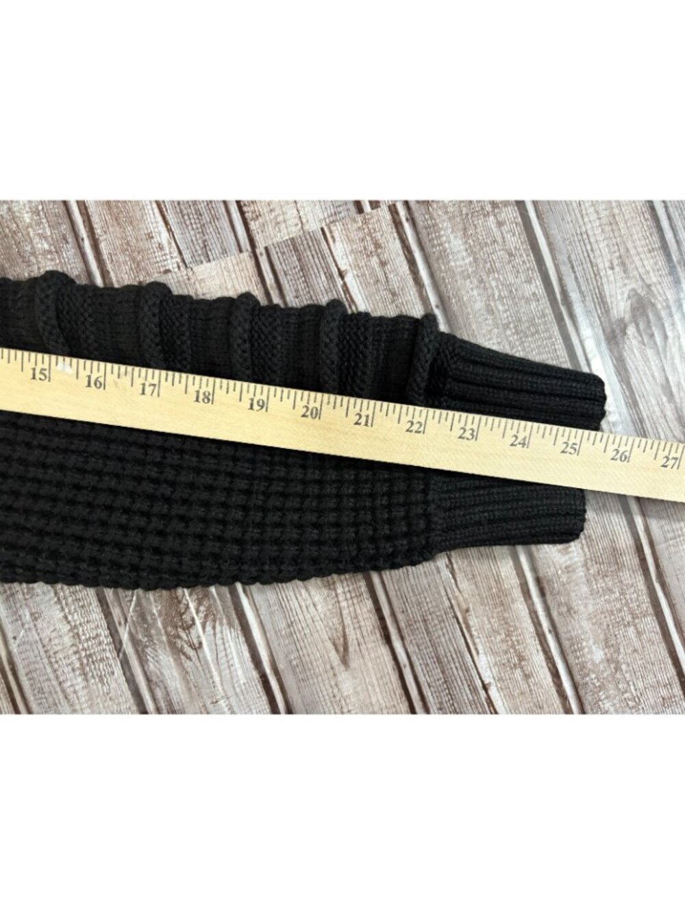 LCR Black Edition Knit Toggle Shawl Collar Cardigan sz XL color Black NWT $125 - Picture 11 of 12